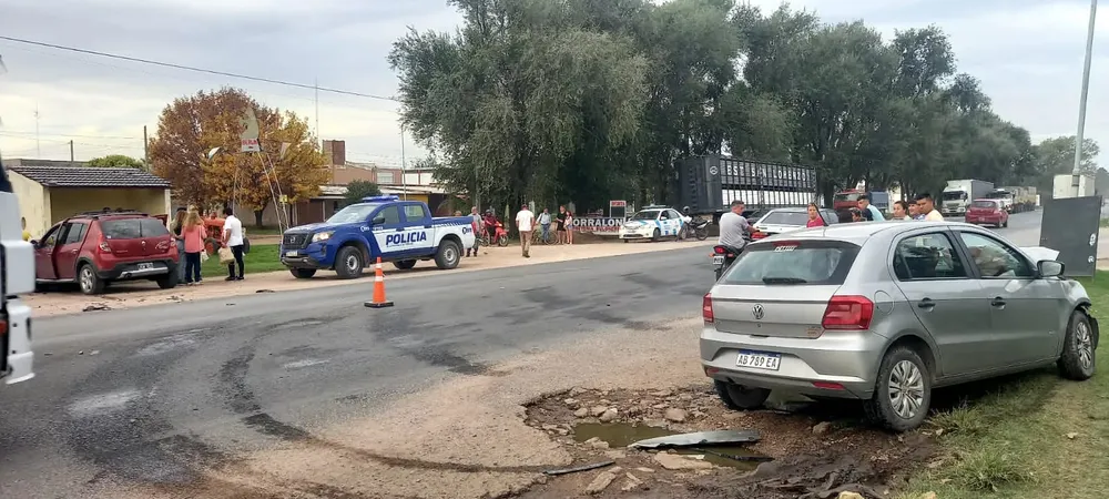 choque frontal las higueras